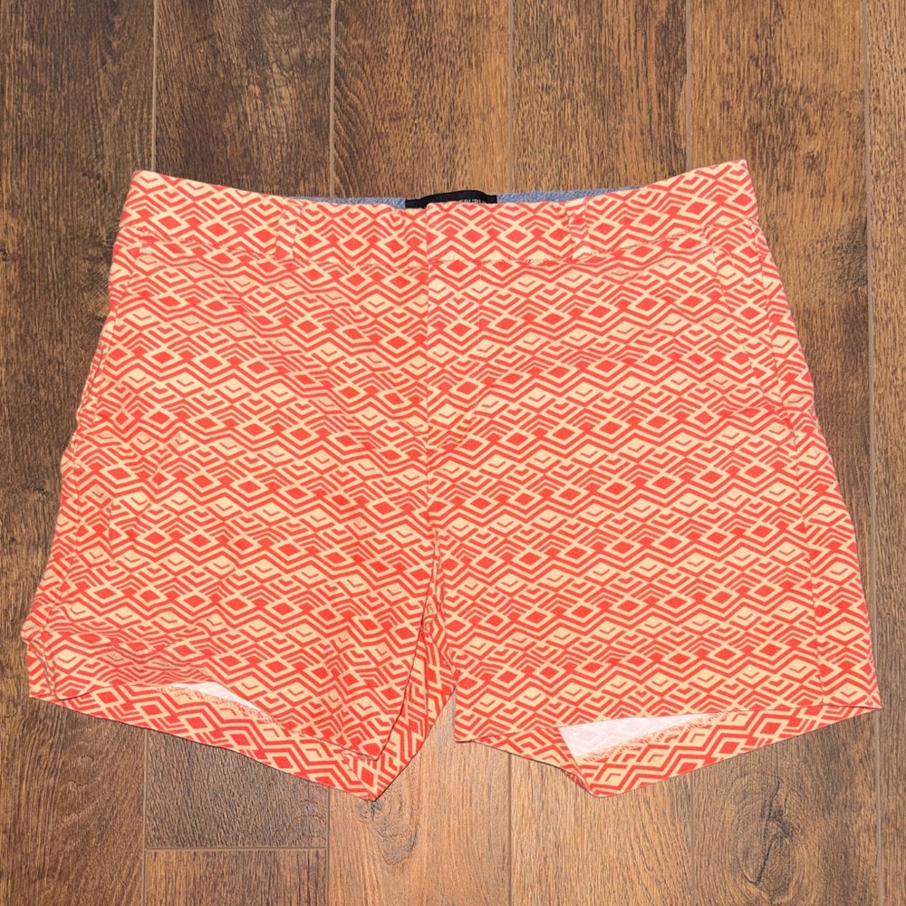 Banana Republic Orange Geometric Women's Shorts